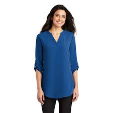 Shop Port Authority Women S 3 4 Sleeve Tunic Blouse On Sale Overstock 26451235