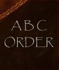 Check if words are sorted according to new order of alphabets. Alphabetical Order