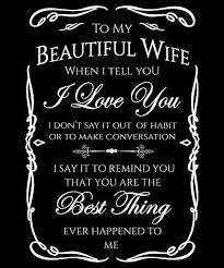 Best Gift To Wife Say I Love You Poster By Kleynard Agustin In 2021 My Wife Quotes Love Your Wife Quotes Love My Wife Quotes