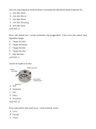 Check spelling or type a new query. Soal Teknik Dasar Menjahit Kls X Jawabanku Id