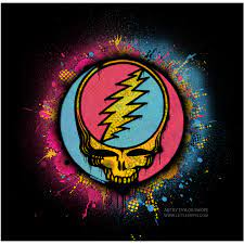 Splatter Steal Your Face Art By Taylor Swope Grateful Dead Tattoo Grateful Dead Greatful Dead