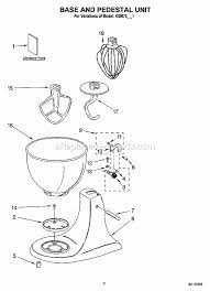 All appliance parts & accessories. Kitchenaid Classic 4 1 2 Qt Stand Mixer Ksm75wh1 Ereplacementparts Com