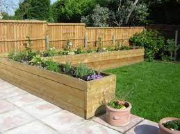 Raised Border Idea For The Back Of Garden Back Garden Design Diy Garden Diy Garden Borders