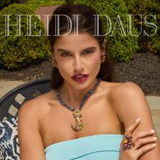 ⚓🌸 Strength never looked so stunning. The Blooming Anchor Necklace is  Heidi's ode to the women who anchor us with grace, grit, and glamour.  Drenched in dazzling florals and ocean-inspired sparkle, it's