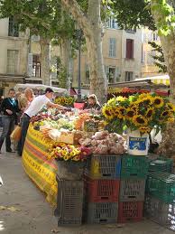 Market Day In Aix En Provence Provence Aix En Provence Provence France