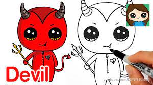 Are you looking for the best images of devil cartoon drawing? How To Draw A Devil Cute And Easy Youtube