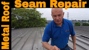 Leaks need fixing as soon as they happen because. Anyone Can Repair A Metal Roof Seam Leak In 3 Minutes Diy Turbo Poly Seal Youtube