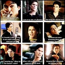 *throws the ring at jermeys forehead*. Cami On Twitter Vampire Diaries Funny Vampire Diaries Damon Ian Somerhalder Vampire Diaries