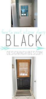 Some were brass and some were silver. How To Paint Your Doors Black Diy Door Before And After
