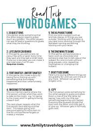 Road Trip Games In 2020 Family Road Trip Games Road Trip Fun Road Trip Car Games