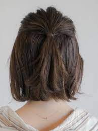 アメピンを使ったボブヘアアレンジ こなれハーフアップのやり方 ヘアアレンジ all about 2020 ボブ ヘアアレンジ ボブヘア 簡単 まとめ髪