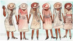 Church Lady Fashions Church Lady Prayers Painting Church Dresses Church Art Black Girl Magic Art