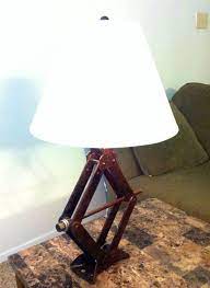 Industrial Lamp Modern Lighting Steam Punk Car Jack Barn On Etsy 90 95 Lamp Automotive Decor Industrial Lamp