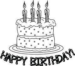 Here is a free coloring picture of a birthday cake. Birthday Cake Coloring Pages Pdf To Print Coloringfolder Com Free Birthday Stuff Birthday Coloring Pages Happy Birthday Coloring Pages