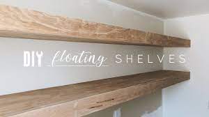 This diy floating shelf solved it with a unique design that looks great! Diy Floating Shelves Youtube