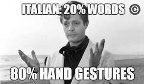 20 Words 80 Hand Gestures Italian Joke Italian Humor Italian Memes