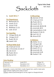 Topical Bible Study Sackcloth Bible Study Topics Learn Hebrew Alphabet Bible Mapping