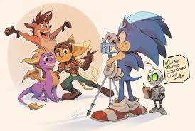 Playstation Ps4 Video Games And Accessories Cartoon Crossovers Spyro The Dragon Game Character