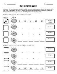 Number Pattern Dice Game Math Patterns Math Classroom Number Patterns