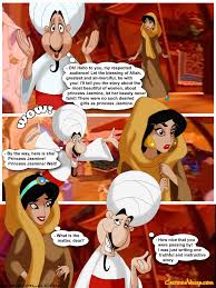 Princess Jasmine and deceitful gossips - Aladdin Hentai Doujinshi