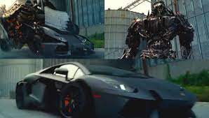 The lamborghini centenario features a 760 hp aspirated v12 engine that allows the most exclusive offering from the manufacturer to rocket to 60 mph in just 2.8 seconds. Lamborghini Aventador Is A Decepticon In New Transformers Movie Autoevolution