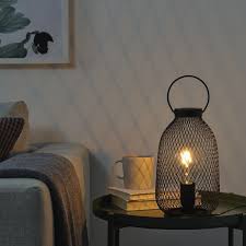 luftmassa tafellamp zwart metaal 35 cm 14 95 lampes de table table noire lampe ikea