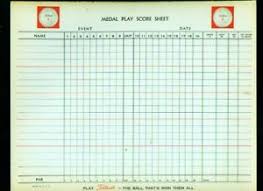Keep track of hump shots, putts and all other parts of. 3 Diff 1950 S 70 S Acushnet Titleist Golf Scoresheets Ebay
