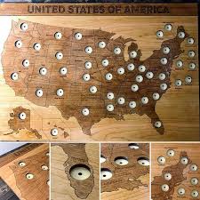 50 State Quarter Map Us Coin Map Us States Quarter Etsy Travel Diy Diy Crafts Coin Collecting