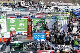 At what point do you have a car that's fast enough to actually outrun the police? Last Lap Caution Leaves Kyle Busch 3 For 3 In Truck Series