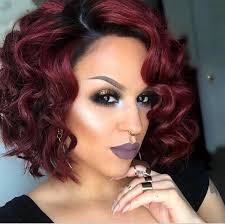 African american loose wave curly bob. Wholesale Short Bob Red Wig With Bangs For Black Women Afro Kinky Loose Curly Wave Synthetic Hair Wigs Buy Synthetic Wigs Short Hair Synthetic Hair Wig Short Black Short Synthetic Wig Product On