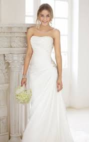 White Bridal Gown By Stella York Trendy Wedding Dresses Wedding Dresses Strapless Stella York Wedding Dress