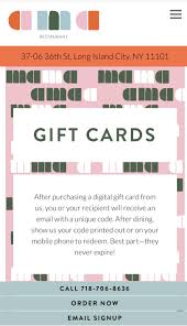 I then went to redeem the certificate and picked out restaurants and clicked on them to put them in my cart. Support Your Local Digital Gift Card Long Island City Queens Nyc