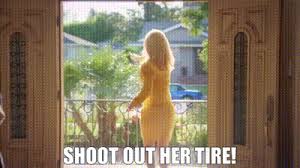 I'll tire her out with my awesome movements. Yarn Shoot Out Her Tire Fresh Off The Boat 2015 S01e09 License To Sell Video Gifs By Quotes Ba3f36ed ç´—