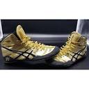 Asics | Shoes | Asics Jb Elite V2 Wrestling Shoes Mens Size 2 Gold ...