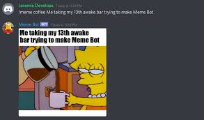 Start with kapwing's curated, trending meme templates library to make today's most popular memes in seconds. Meme Bot Devpost