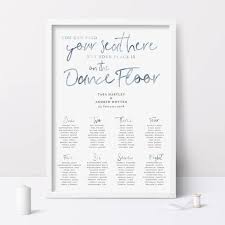 Simple Wedding Seating Chart Unconventional Seating Charts