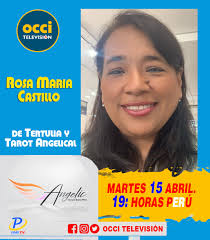 Este martes 15 de Abril en VIVO🔴 a las 19:00 horas, Rosa María Castillo de  Tertulia y Tarot Angelical, en la conducción del programa ANGELIC,  @followers Occi Television Oriental TV