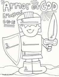 Coloring god's word is a coloring book to help children learn the word of god! Armor Of God Coloring Pages Religious Doodles