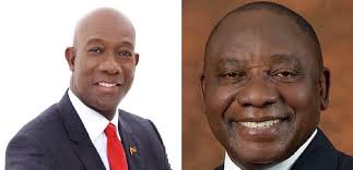 Cyril ramaphosa's father was a policeman. Rowley Talks Vaccine Acquisition With South Africa S President Loop Trinidad Tobago