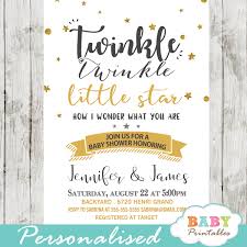 Use phrases such as new addition, little. Twinkle Twinkle Little Star Baby Shower Invitations Gender Neutral Yellow D350 Baby Printables