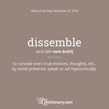 Dissemble Dictionary Words Uncommon Words English Vocabulary Words
