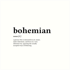 Bohemian Word Definition Left Black Text Art Print By Word Definitions One Word Quotes Unusual Words Uncommon Words