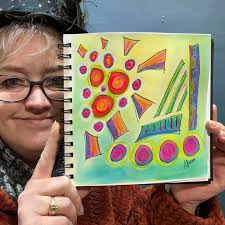 Title: AFRAID 😳 (Acrylic Markers)12”X9”