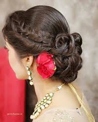 Great Simple Juda Hairstyle For Saree Hairdo Wedding Bun Hairstyles Braided Bun Hairstyles