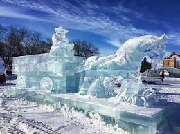 Ice Sculpture Winnipeg Manitoba Ice Sculptures Winter Photos Quebec Festival
