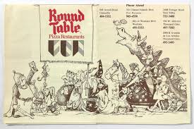 1983 Vintage Take Out Menu Round Table Pizza Restaurant Los Angeles Area Ca Pizza Restaurant Los Angeles Restaurants Take Out Menu