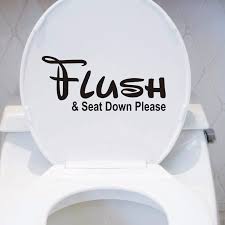 Buy the best and latest put the toilet seat down sign on banggood.com offer the quality put the toilet seat down sign on sale with worldwide free shipping. Flush Seat Down Please Toilet Bathroom Funny Text Stickers Decoration Accessories Black 4ws 0039 Decorative Hair Accessories Accessories Xboxdecorative Car Accessories Aliexpress