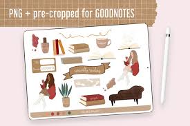 One simple rectangle shape can be resized to any width and height inside goodnotes, making it the most versatile digital sticker and it's so easy to make using picmonkey, a free photo editing/graphics software. Booklover Digital Planner Stickers Png Goodnotes Pre Crop 302556 Objects Design Bundles