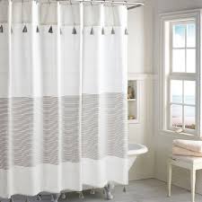 Peri Panama Stripe Shower Curtain Kohls Striped Shower Curtains Peri Home Shower Curtain