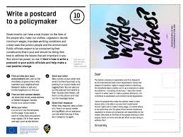 Adobe spark post takes care of all the complexity, leaving you with the simple fun of. How To Write A Postcard To Your Policymaker By Fashion Revolution Issuu